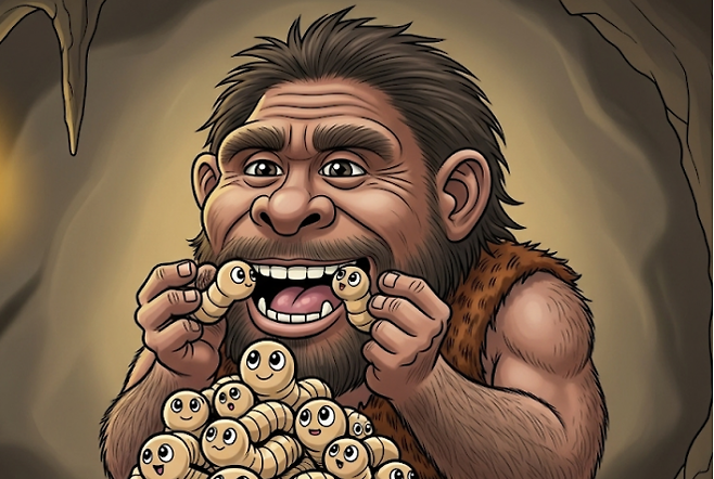 번데기 먹는 한국인 기겁할 4만년 전 ‘충격 식단’…“썩은 고기 속 ○○○ 냠냠”